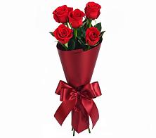 Букет 5 Красных роз Эдлесс Лав в Гиганте
