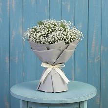 Букет цветов из:  Гипсофила в Гиганте