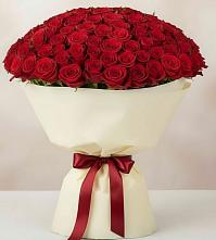 Букет 101 Красная роза Милано в Гиганте