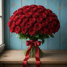 Букет Красные розы Блэк Меджик в Гиганте