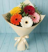 Букет цветов из:  Герберы в Гиганте