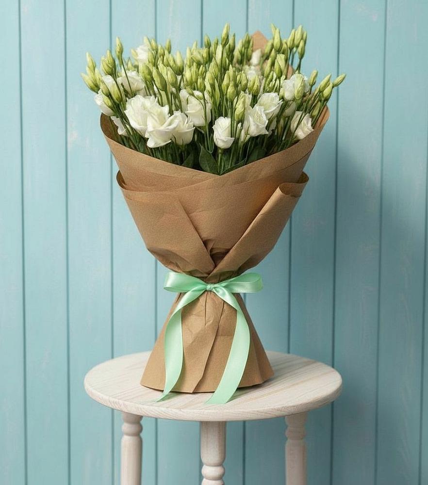 Букет цветов из: Лизиантусы в Гиганте