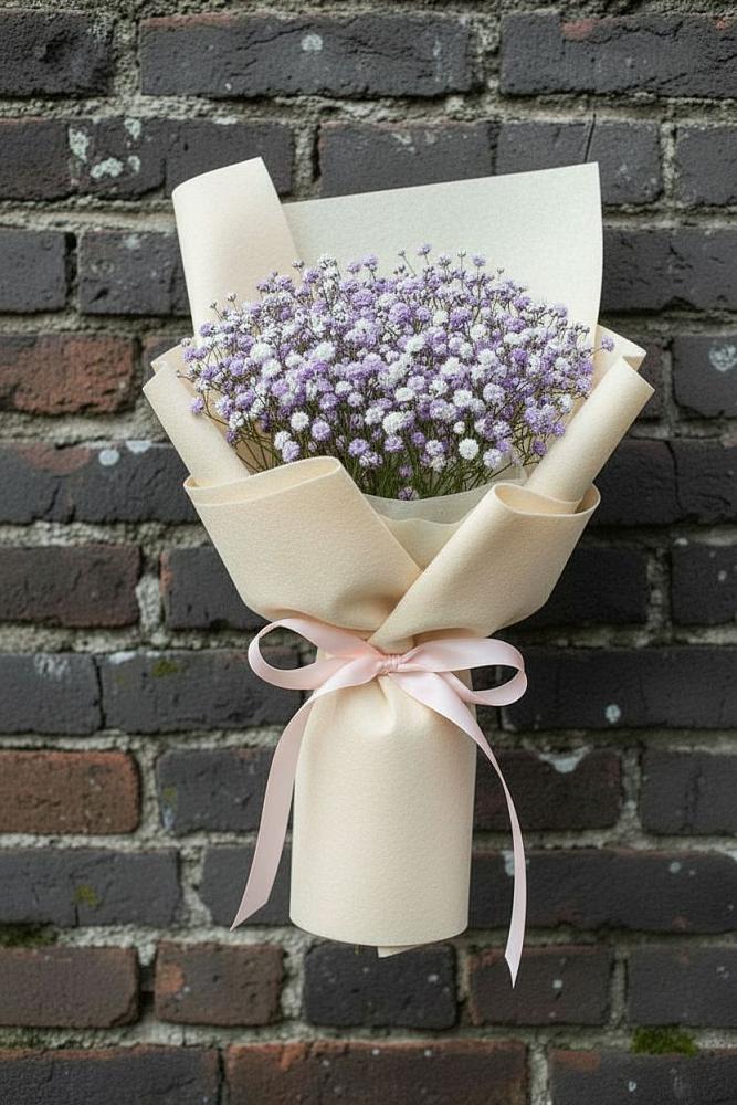 Букет цветов из: Гипсофила в Гиганте