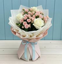 Букет цветов из:  Розы в Гиганте