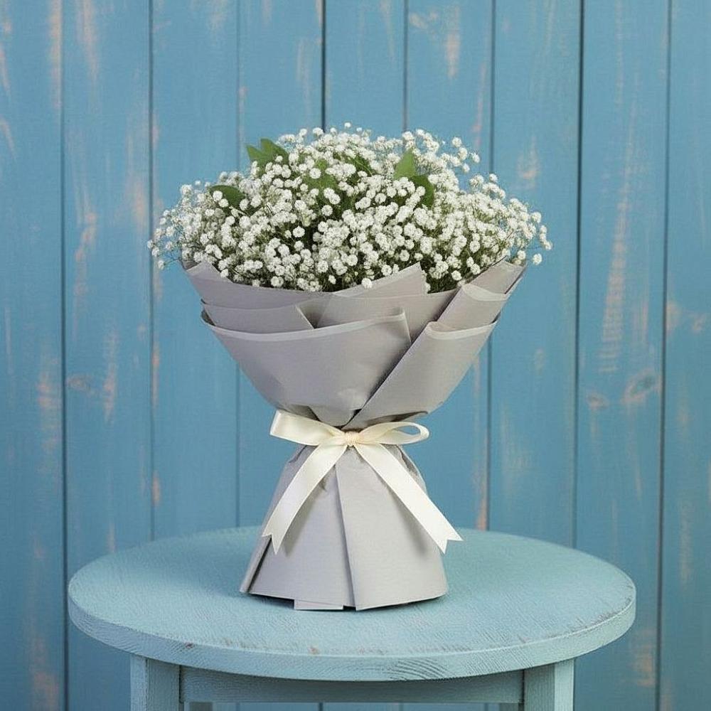 Букет цветов из: Гипсофила в Гиганте