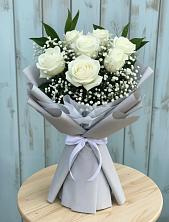 Букет цветов из:  Розы в Гиганте