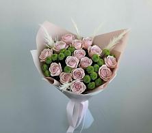 Букет цветов из:  Розы и Хризантемы в Гиганте
