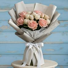 Букет цветов из:  Розы в Гиганте