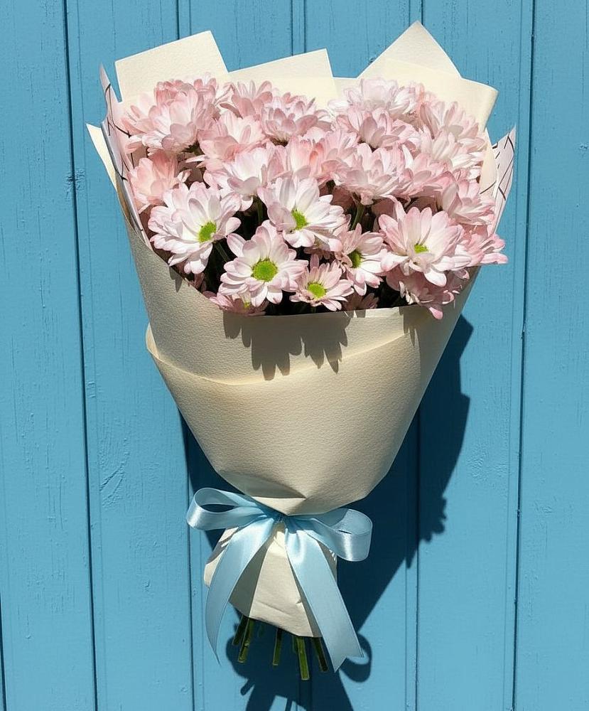 Букет цветов из: Хризантемы в Гиганте