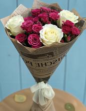 Букет цветов из:  Розы в Гиганте