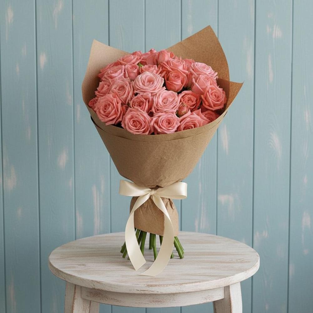 Букет цветов из: Розы в Гиганте