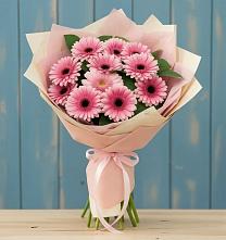 Букет цветов из:  Герберы в Гиганте